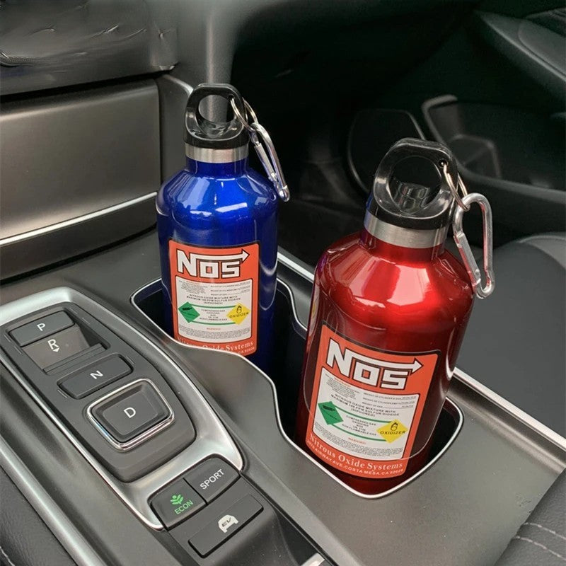Car Insulation Cup NOS Nitrogen Cylinder Vacuum Stainless Steel Kettle 500ML High-capacity Travel Sports Bottle Water Cup