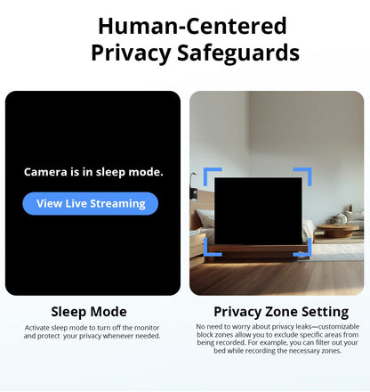 Câmera de Segurança Inteligente WiFi SONOFF CAM Slim Gen2 1080P HD Detecção de Movimento Áudio Bidirecional Visão Noturna Suporte Alexa Google