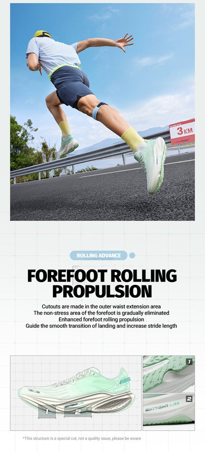 361 Degrees HALF TIME RUN 2 Men Running Shoe Soft Breathable Rebound Lightweight Shock-absorber Versatile Male Sneaker 672522201