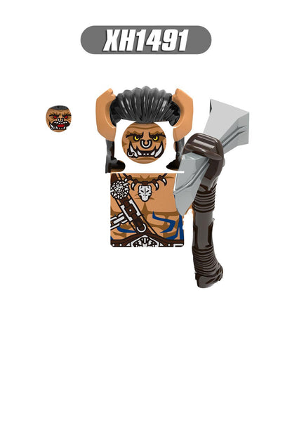 Single GAME Fighter model Action Figures accessories Building Blocks toys for children Series X0285 XH1490 XH1491