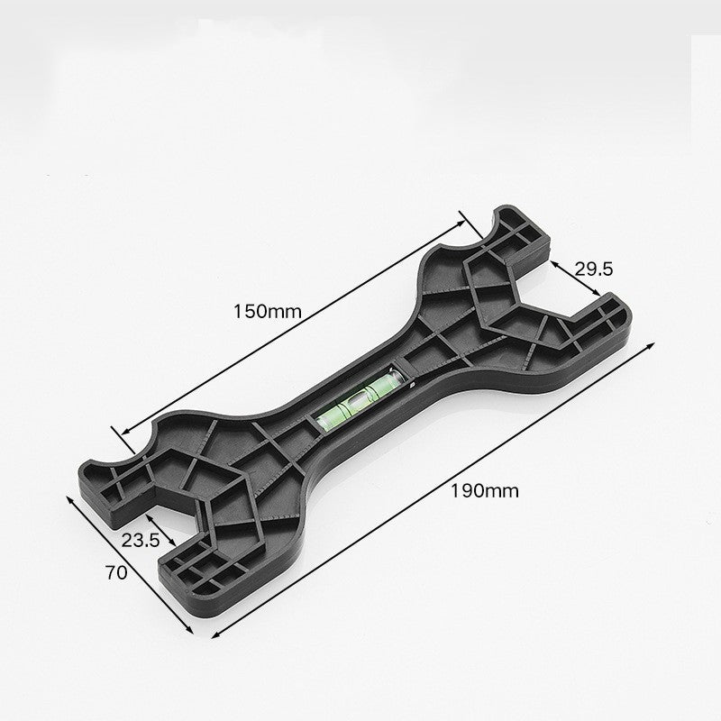 Chave Multifuncional de Duas Pontas com Nível, Chave Inglesa Manual para Torneiras, Ferramentas de Reparo Hidráulico para Torneiras Domésticas, Ferramentas Manuais para Encanamento