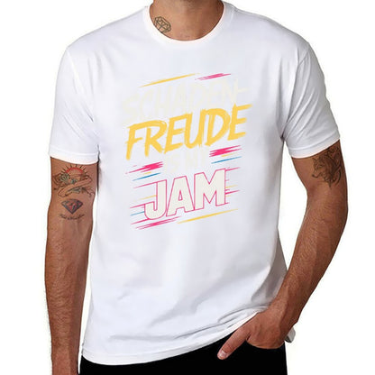 Schadenfreude Is My Jam T-Shirt black cotton t-shirt plain for man package man graphic t shirt T-Shirt