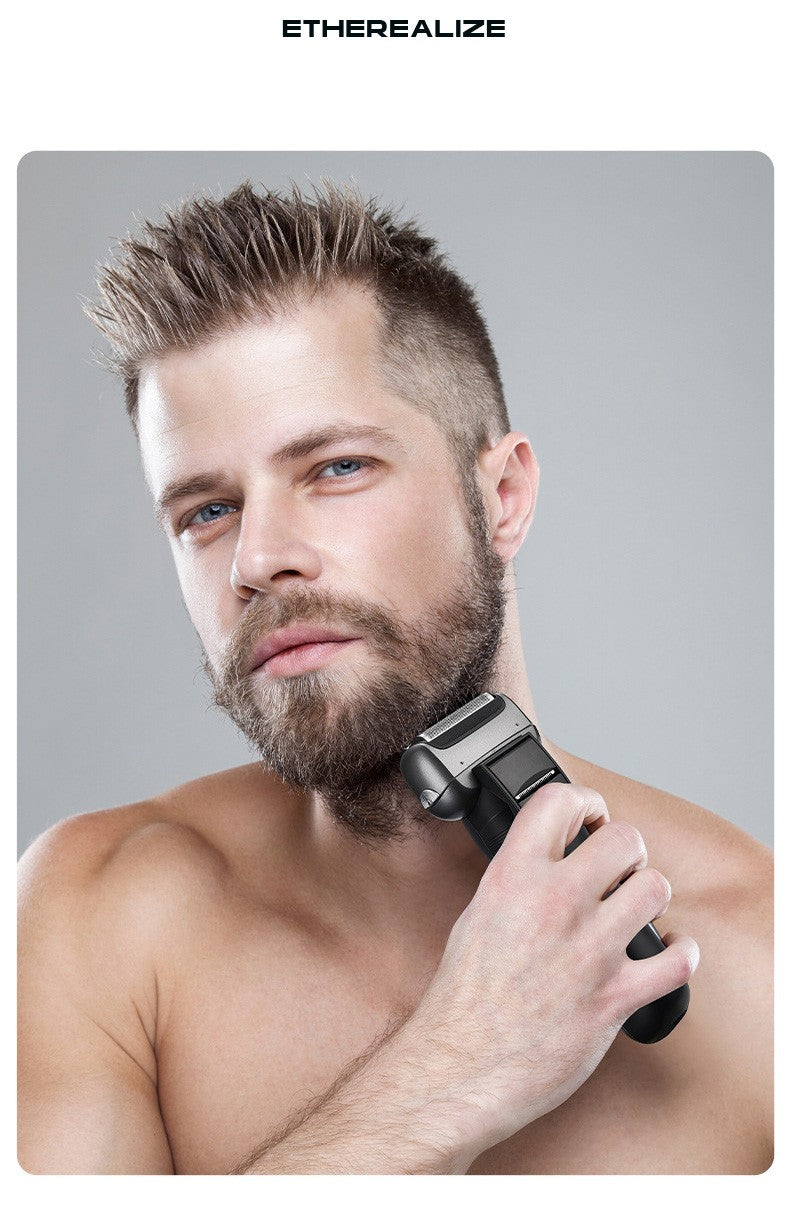 MOTAWISH Electric Shaver Reciprocating High and Low Two-speed Adjustable Shaver Full Body Washable Type-c Rechargeable Shaver