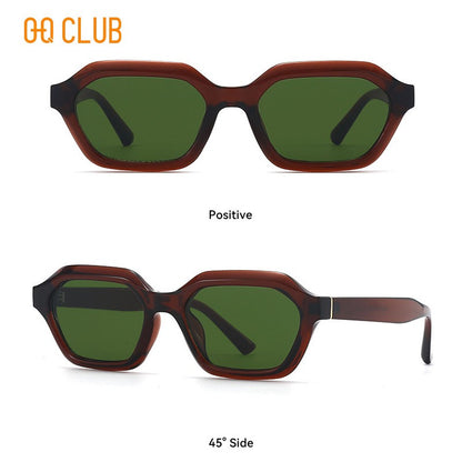 O-Q CLUB Óculos de Sol Retrô Estilo Punk Feminino Masculino Óculos de Sol Clássico Vintage UV400 Óculos Luxuosos Luneta Feminina Masculina