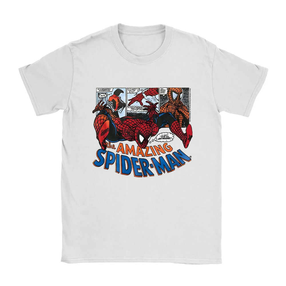 Vintage Spider-Man Comic Retro Comic Men Print T Shirts Merch Spiderman Loose Tees for Men Women Cotton Harajuku Y2k T-shirts