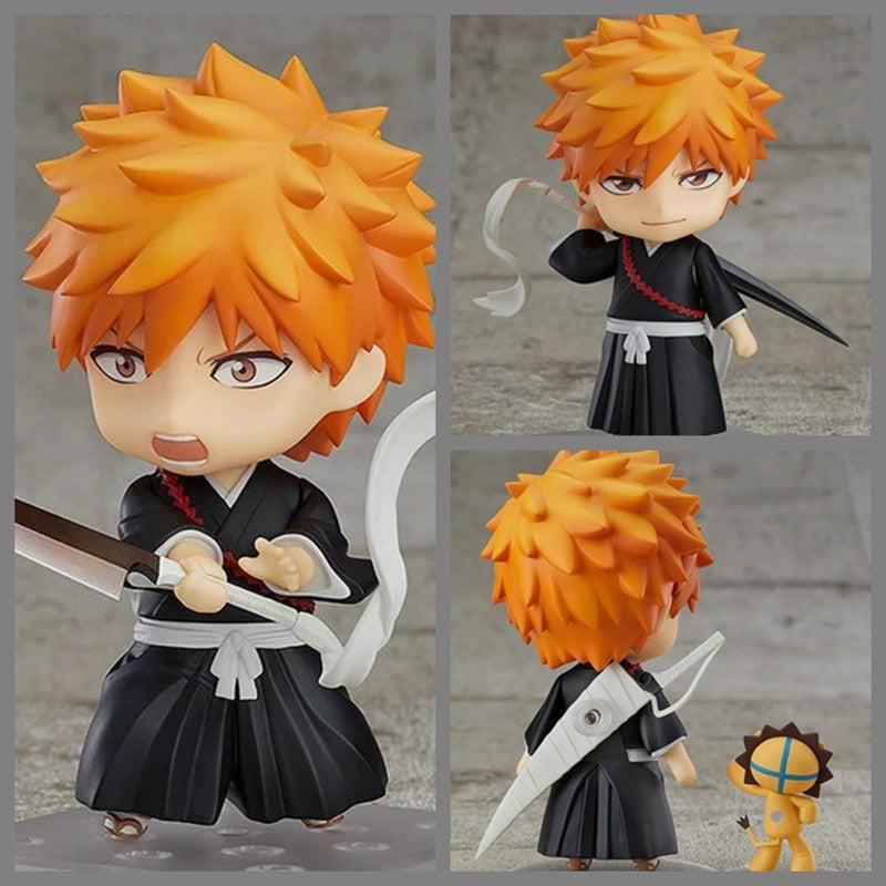 10cm BLEACH 991 Kurosaki Ichigo Action figure brinquedos boneca presente de Natal com caixa
