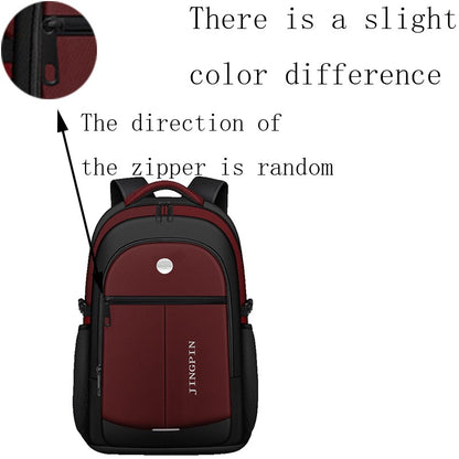 Neutral brand men's and women's business backpack suitable for students' school bags, with USB port and nylon material.