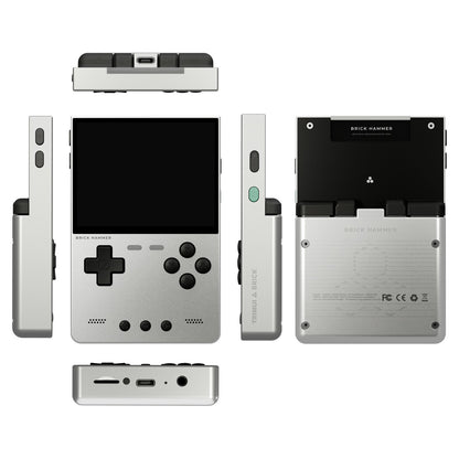 Metal Body Trimui Brick Hammer Console - 3.2" Ultra-Clear IPS Screen 3000mAh Open Source Handheld Retro Game Machine best Gift