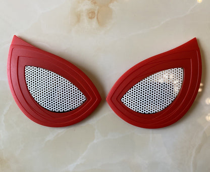 Movie Cosplay Lens Accessories For Super Bodysuit Full Mask Eyeglass Stereoscopic Color Light Halloween Carnival Party Prop Gift