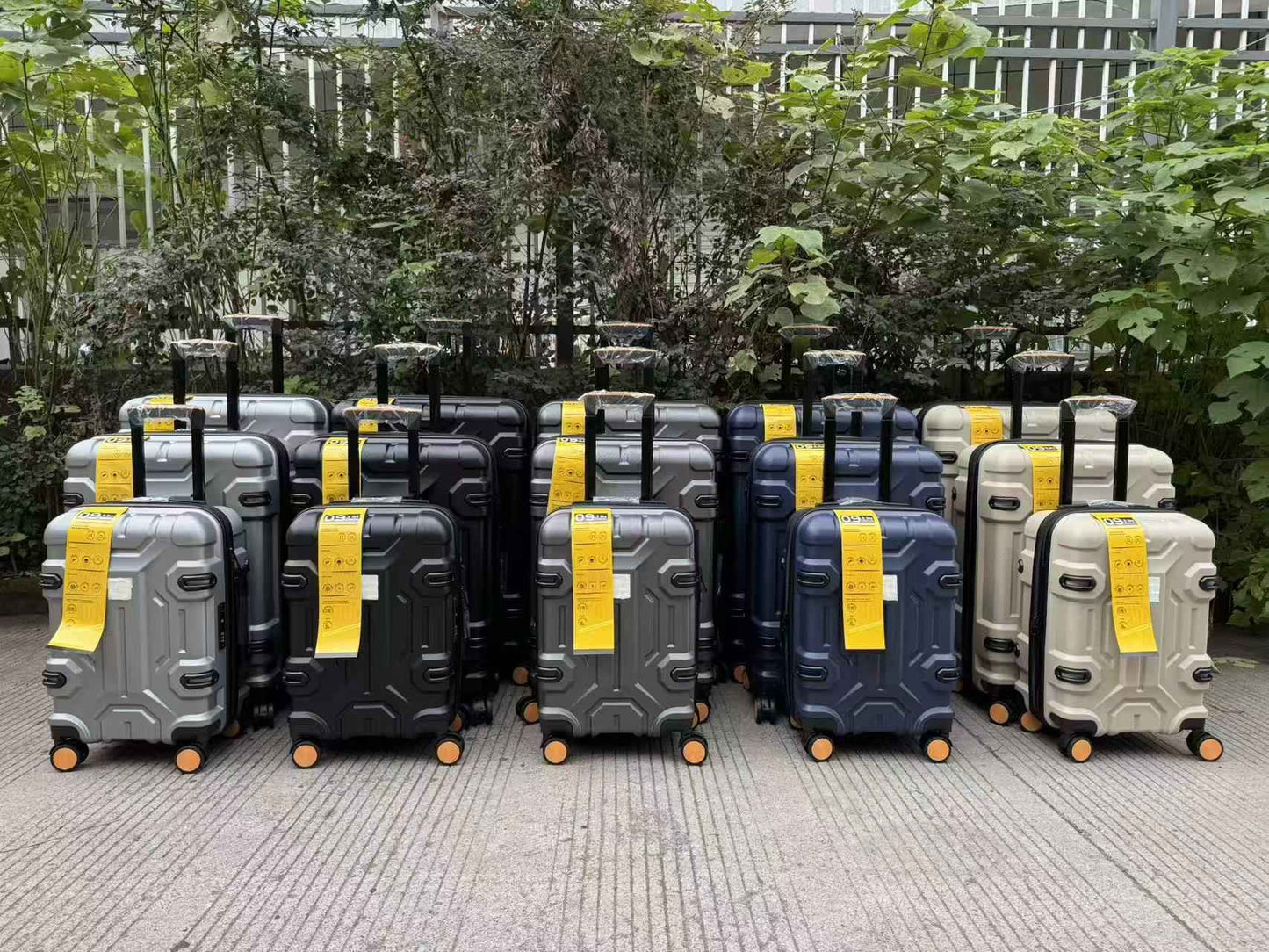 COLENARA Suitcase New ABS + PC Boarding Box Three Sets of Large-capacity Trolley Bags Women's Wheeled Travel Bag Luggage