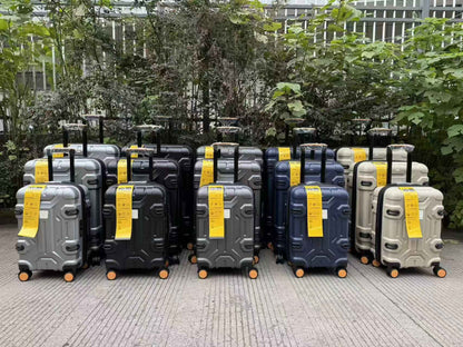 COLENARA Suitcase New ABS + PC Boarding Box Three Sets of Large-capacity Trolley Bags Women's Wheeled Travel Bag Luggage