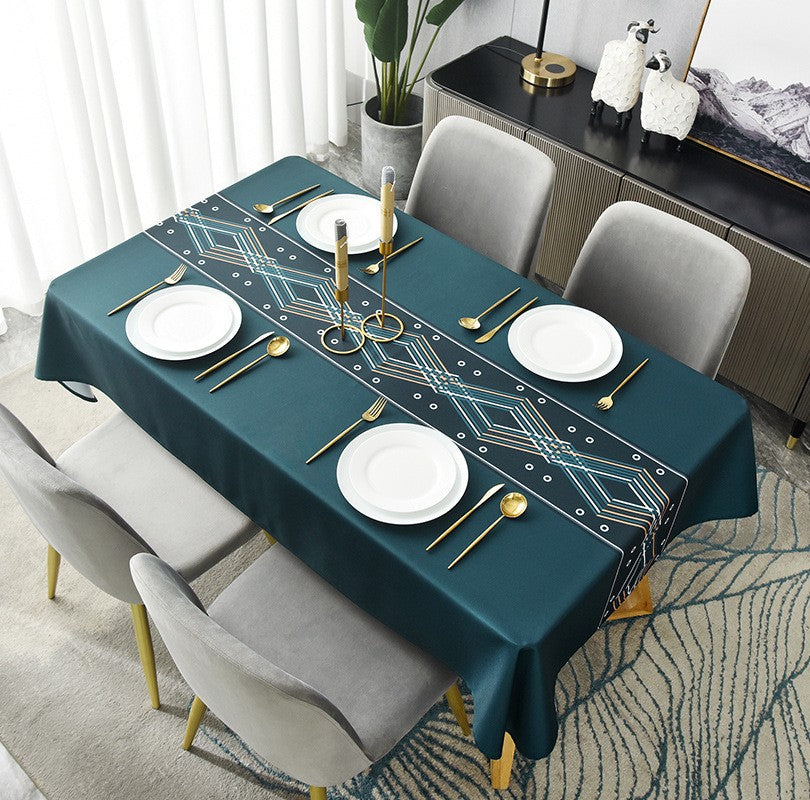 Modern Household Anti-fouling Nordic Tablecloth Rectangular Coffee Table Waterproof And Oil-proof Fabric Tablecloth Mantel Mesa