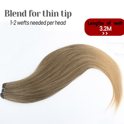 Cabelo Sintético Russo Liso de 65cm 200g, Extensões de Cabelo de Fibra com Bio Proteína Resistente ao Calor, Rabo de Cavalo para Cosplay