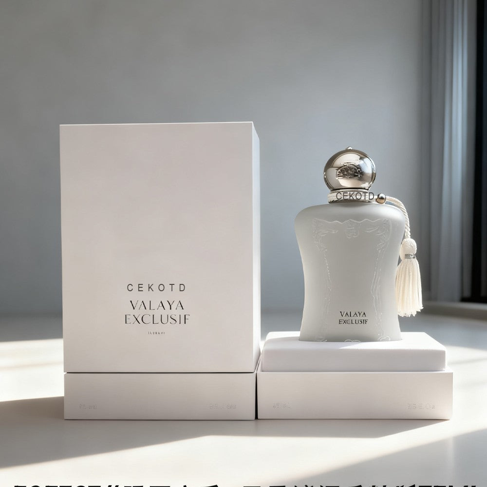 Perfume Unissex de Qualidade Rosas Orientais 75ml Colônia de Longa Duração Aroma Floral Spray Corporal de Perfume Presente