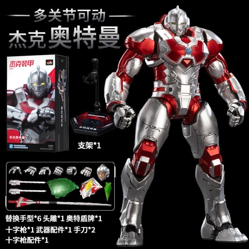 Boneco de Ação Original ZD Toy Ultraman Kotaro Higashi Zero Suit Tiga Suit Ace Ultra Seven Ultraman Jack Modelo Brinquedos Colecionáveis