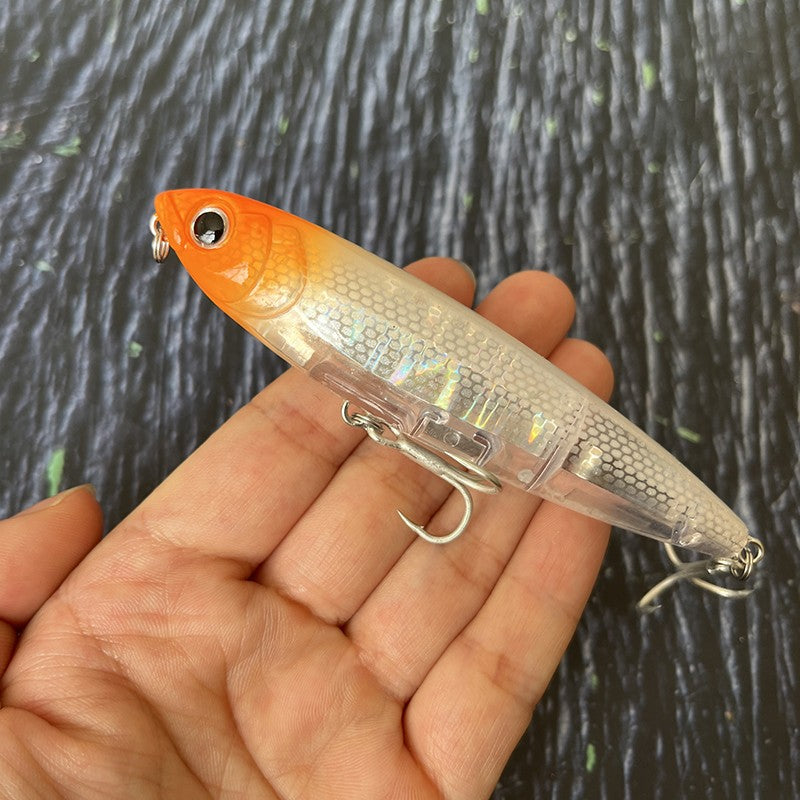 17g Surface Pencil Fishing Lures Walk the Dog Floating Wobbler Laser Artificial Bait for Trout Bass Seawater Swimbait Supplies