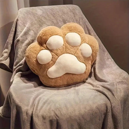 Blanket nap Cat paw throw pillow dual-use office good hand warmer pillow Car air conditioner 2-in-1 pillow