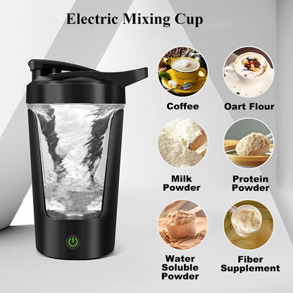 Copo Liquidificador de 450ml Copo Elétrico para Misturar Shaker Portátil para Proteína Mixer para Viagem Casa Escritório Ferramentas de Cozinha
