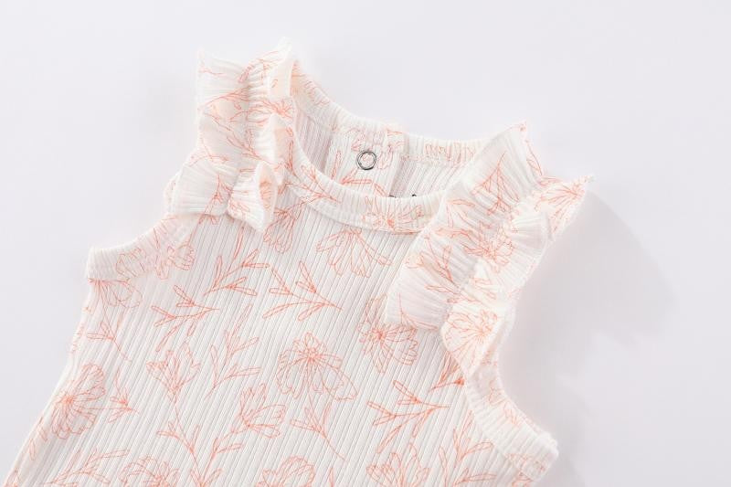 Kiddiezoom 5 Pcs/Lot Four Seasons Fashion Cartoon Short Sleeve Baby Boy Girl Bodysuits Soft 100%Cotton Newborn Onesies Clothes