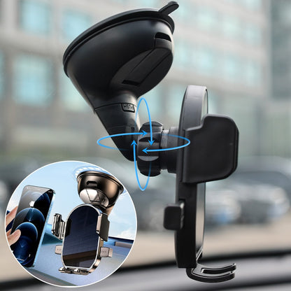 Dashboard Phone Holder Car Mount Strong Suction Cup for Windscreen 360 Rotation Universal GPS Stand for Smartphone Auto Bracket