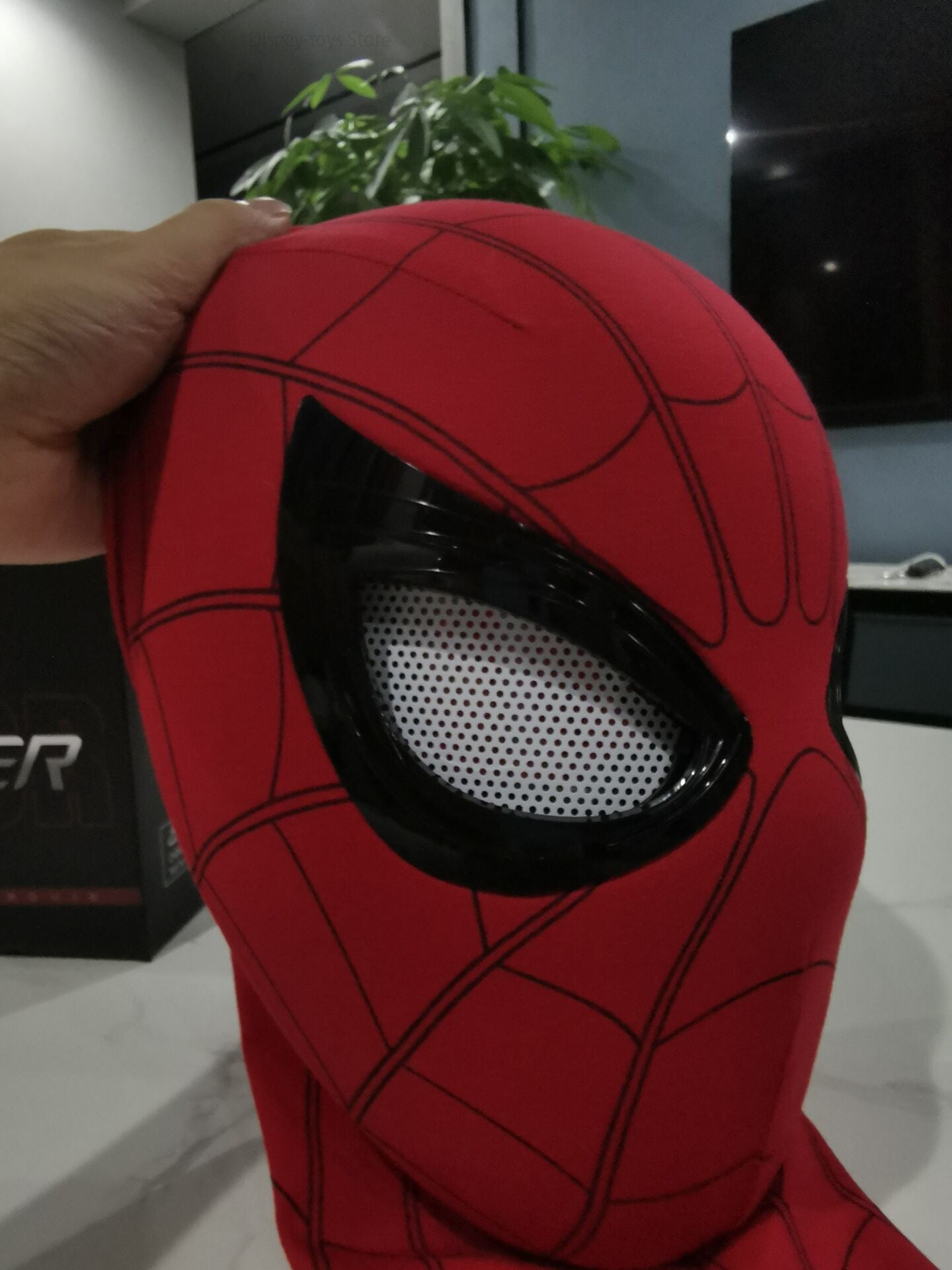 Nova Máscara do Homem-Aranha: Sem Volta Para Casa Capacete de Luxo Recarregável Olhos Remotos Móveis Máscara Decoração de Cosplay Brinquedos de Presente