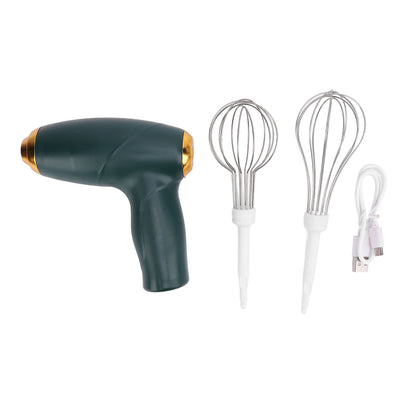 Mini liquidificador portátil USB, batedor de ovos, cafeteira portátil, cremeira, espumador de leite, mixer de alimentos recarregável de 3 velocidades para cozinha