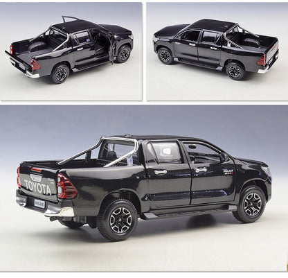 Maisto 1:27 Toyota Hilux Off-road Pick-up Modelo de Carro em Liga Brinquedo Coleção Peça de Exibição Presente