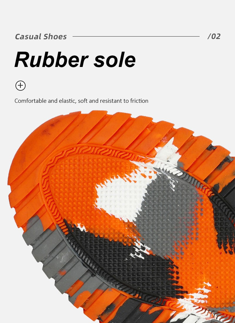 Steel Toe Anti-smash  Anti-Puncture Safety Shoes Men Lightweight Slip Resistant Work Shoes Comfortable Breathable Work Boots Men