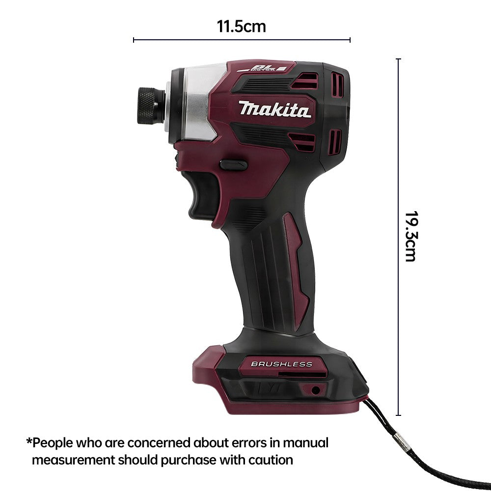 Furadeira/Parafusadeira de impacto Makita DTD173 18V, sem escova, ferramenta elétrica para melhorias domésticas e projetos DIY, 180Nm, furadeira elétrica para madeira/parafuso/modo T