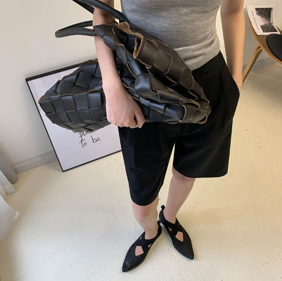 High Waist Wide Leg Suit Shorts for Women Spring Summer Button Straight Short Pants Office Lady Fashion Casual Womens Shorts