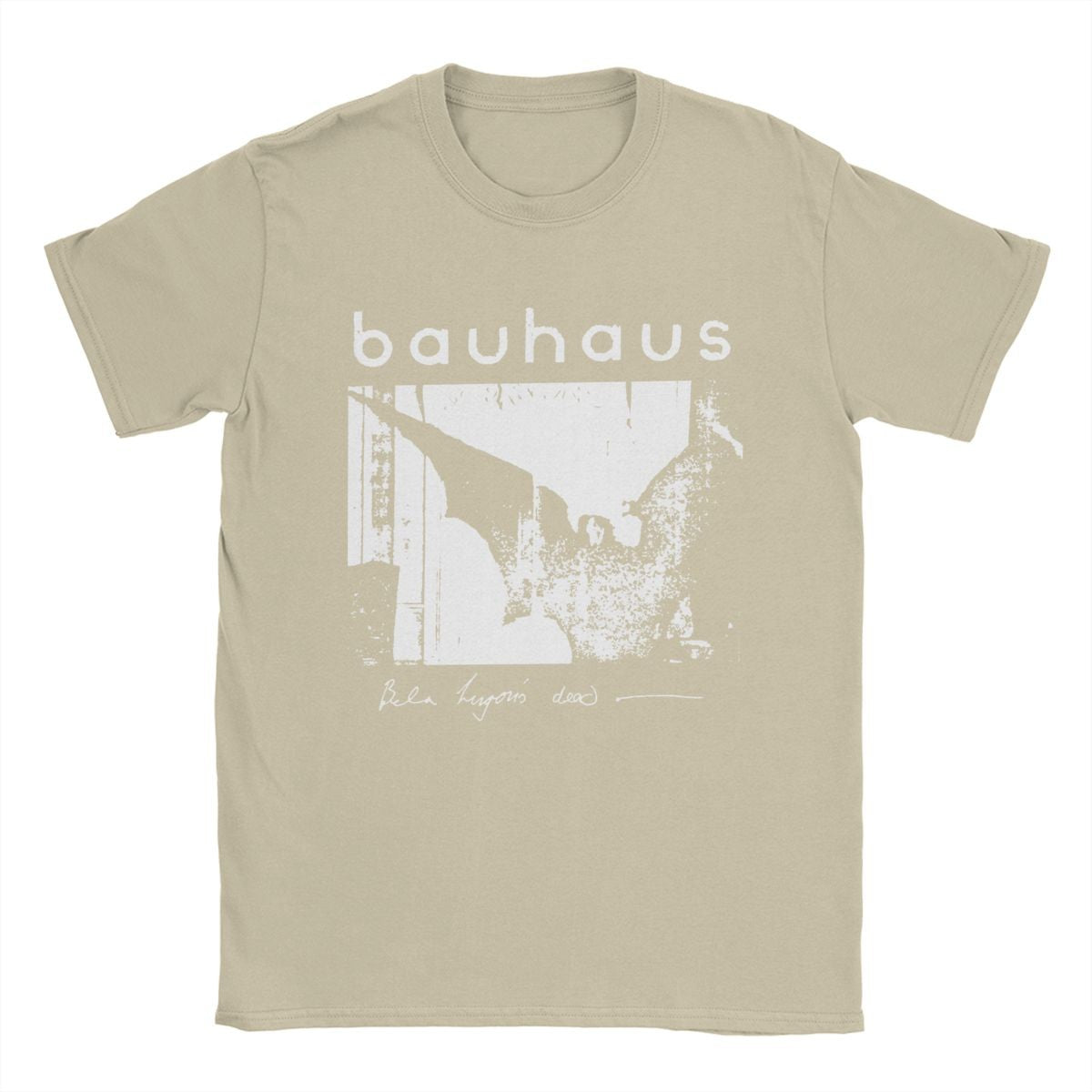 Bauhaus Bat Wings Bela Lugosis Dead T Shirt Men Cotton Amazing T-Shirt Crew Neck Tee Shirt Short Sleeve Tops Adult