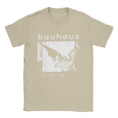 Bauhaus Bat Wings Bela Lugosis Dead T Shirt Men Cotton Amazing T-Shirt Crew Neck Tee Shirt Short Sleeve Tops Adult