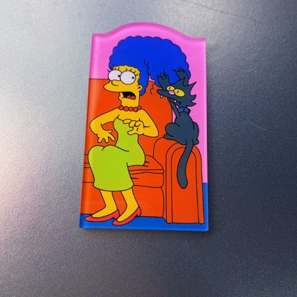 Ímã de Geladeira Homer Simpson Decoração Criativa Bonito Desenho Animado Quadro de Mensagens Adesivo de Geladeira Presentes Decoração de Casa