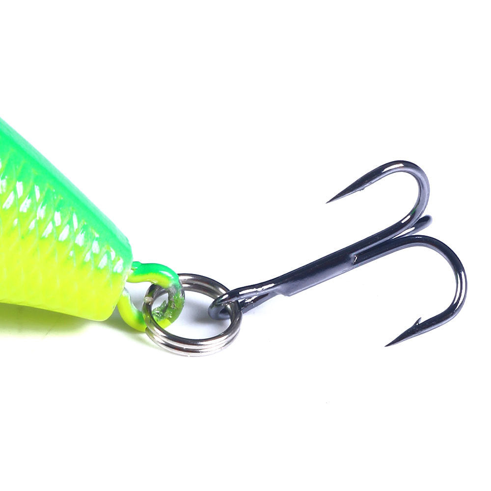 5 iscas artificiais de pesca tipo Crankbait para Robalo e Peixe-Rocha, 4.4g 5cm, superfície, Crank Wobblers para pesca de Lúcio