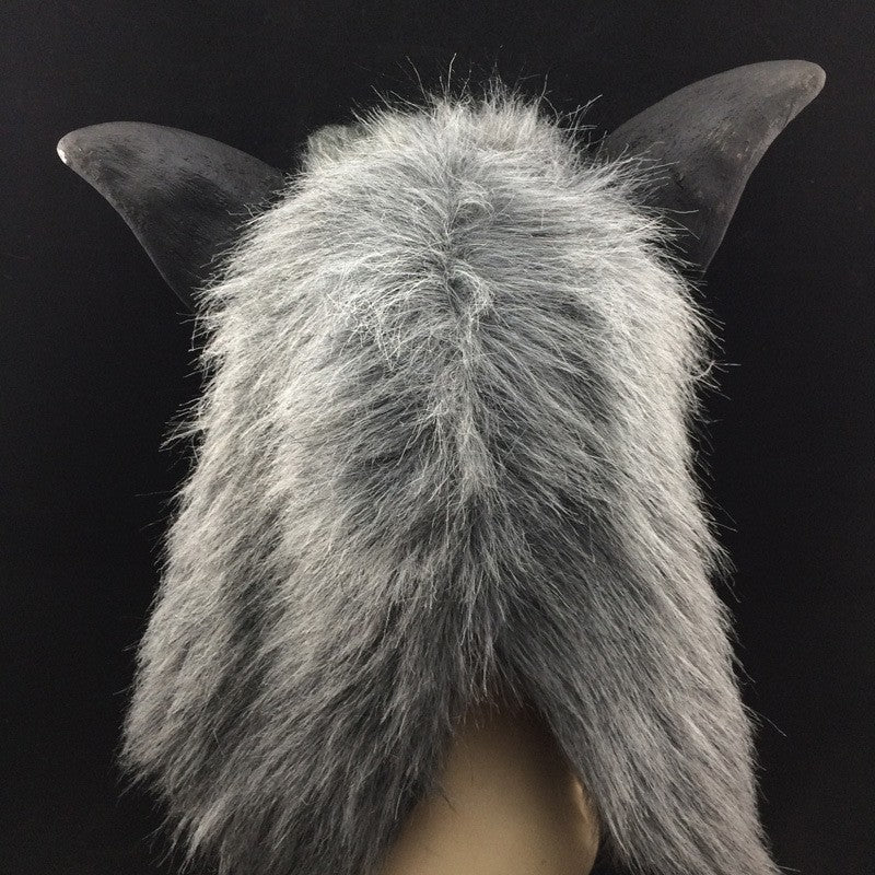 Halloween Creepy Wolf Cosplay Wolf Mask Werewolf Claws Set Gloves Terror Devil Fancy Headdress Performance Props Party Dress Up