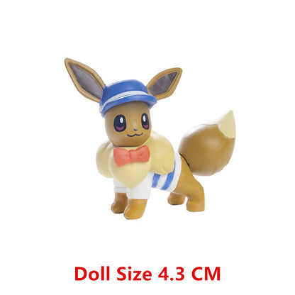 Novo Desenho Animado Pokémon Filme Anime Figura Pikachu Mewtwo Gengar Gurado Monstro de Bolso Brinquedos de Ação Modelo Presentes para Crianças Compra em Massa