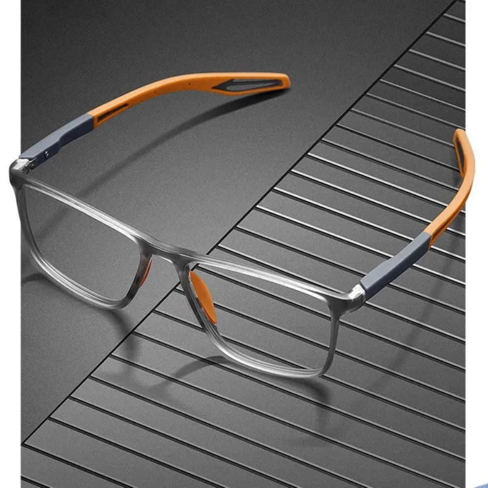 Unisex Ultralight Silicone TR Sports Myopia Glasses Anti Blue Light Men Basketball Anti-Shedding Eyewear Prescription Eyeglasses