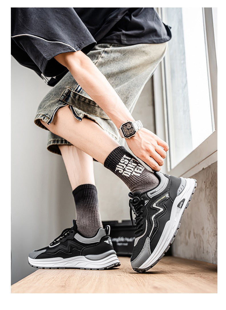 Men's Breathable Running Shoes Anti-skid Athletic Sneakers 2025 Casual Shoes Walking Shoes Lightweight Trendy Casual Sports Shoe