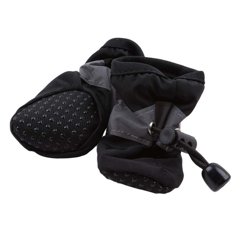 Novos 4 Peças Sapatos Para Cães Antiderrapantes Chuva Neve Botas Quentes e Grossas Para Pequenos Gatos Cães Filhotes Meias Botinhas Para Cães