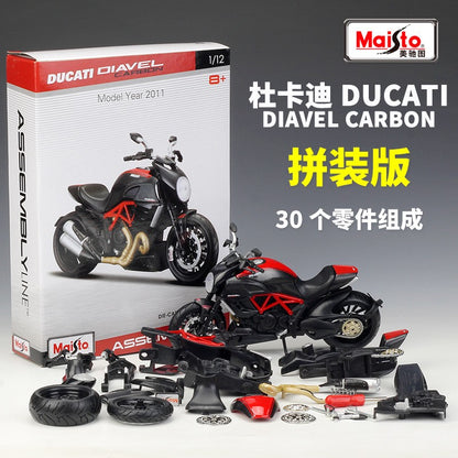 Maisto 1:12 BMW S1000RR HONDA CBR 600 RR 1000 RR KTM 690 Duke YAMAHA YZ450F Assemble DIY Motorcycle Bike Model Toy New In Box
