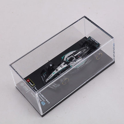 Burago 1:64 Mercedes-AMG F1 W16 Racing Car Alloy Model Car George Russell #63