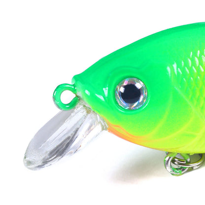 5 iscas artificiais de pesca tipo Crankbait para Robalo e Peixe-Rocha, 4.4g 5cm, superfície, Crank Wobblers para pesca de Lúcio