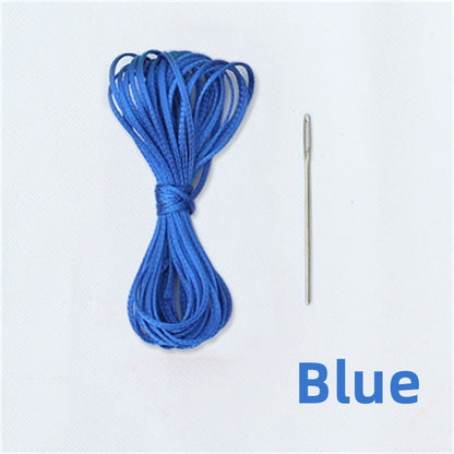Needle and Thread Set For Car Steering Wheel Cover Hand Braiding DIY Kit