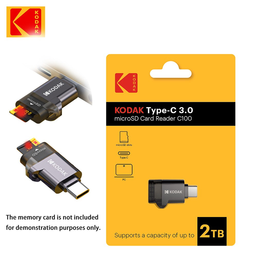 KODAK 100% Original Micro sd Card 32GB 64GB 128GB 256GB Microsd Memory Card Class10 SDXC U3 4K TF Card for Drone Phone Charmera