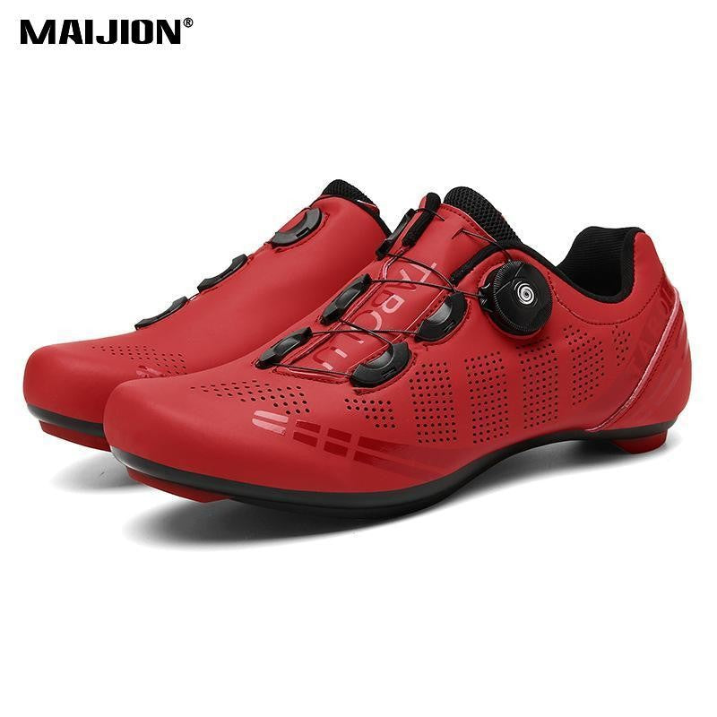 Mountain Riding Shoes Moped Road Lock Shoes Sports Racing Bikes High Endurance Locking Shoes Road Speed Riding Sneakers