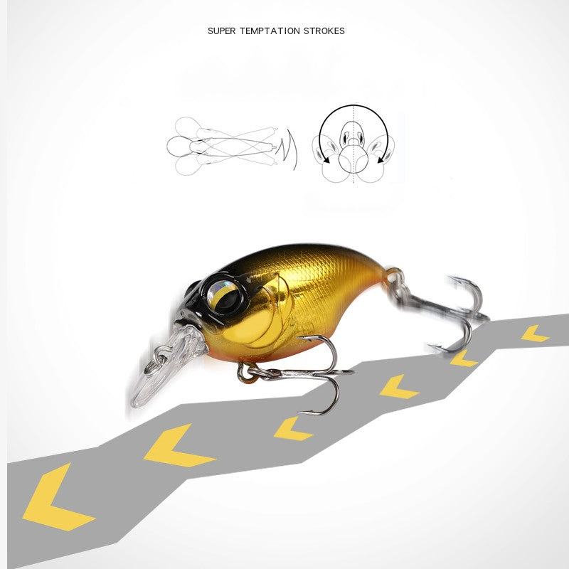 38mm 8g Topwater Mini Crankbait Fishing Lure Floating Wobbler Artificial Hard Bait for Pike Walleye Bass Plastic Swimbait Tackle