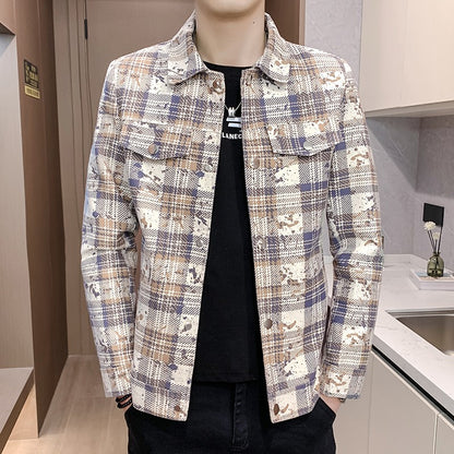 Winter Short Wool Blends Jackets Men's Brand Casual Business Trench Coat Thickened Warm Social Streetwear Overcoat