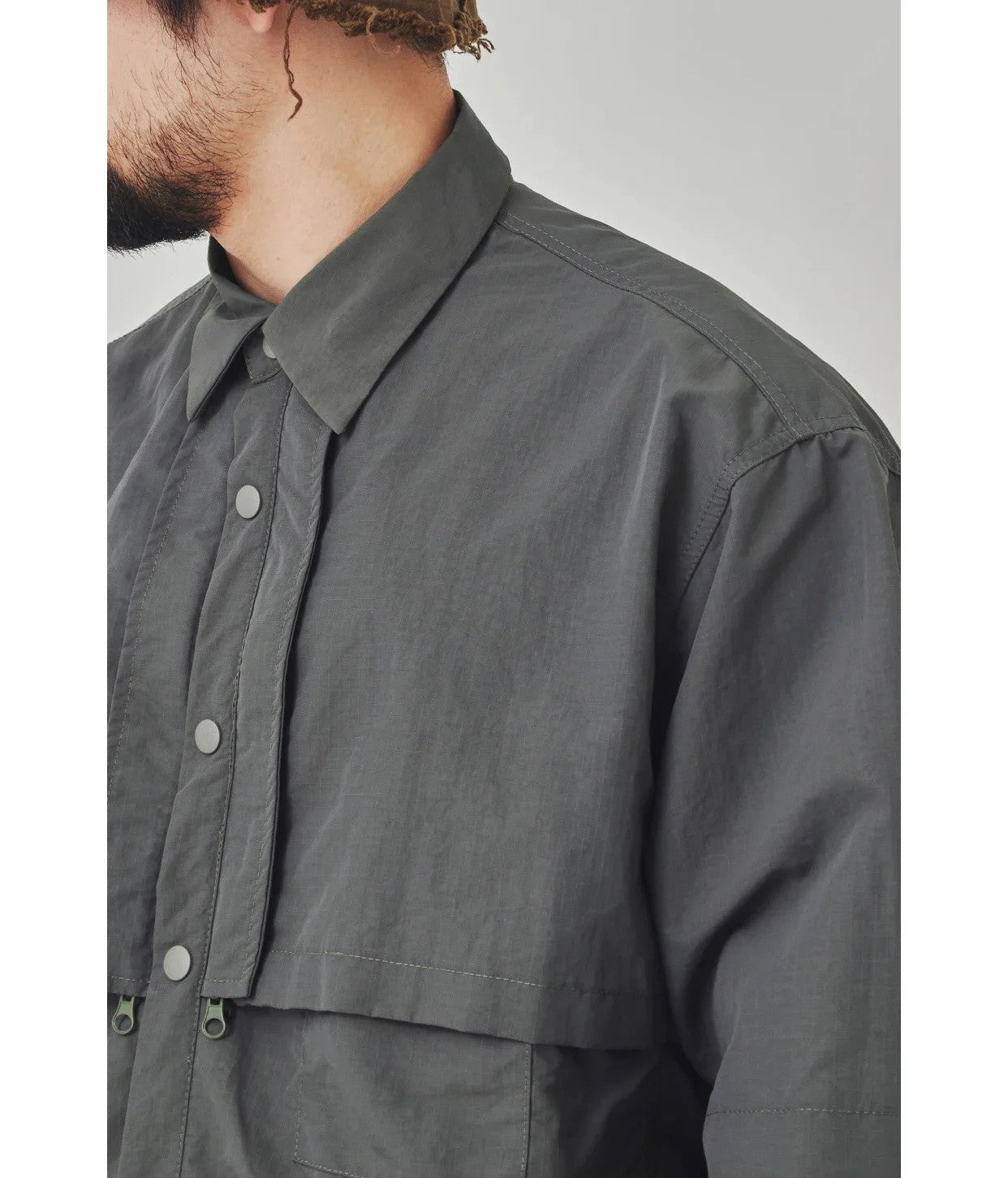 Dry Men Quick Outdoor Waterproof Lightweight Tack Techwear Cargo Shirts Man Streetwear Loose Casual Long Sleeve Oversize Shirt