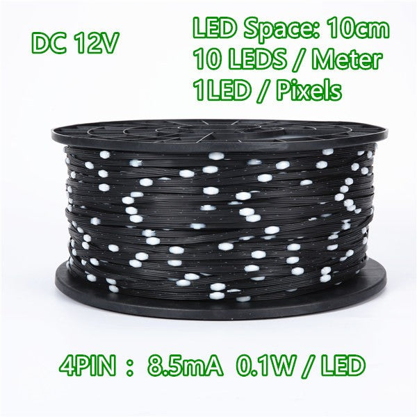 New 12V WS2815 Seed Pixel Light 4 Wires with Backup Data Wire Individually Addressable RGB Fairy Lights Ramadan Decorations 2026