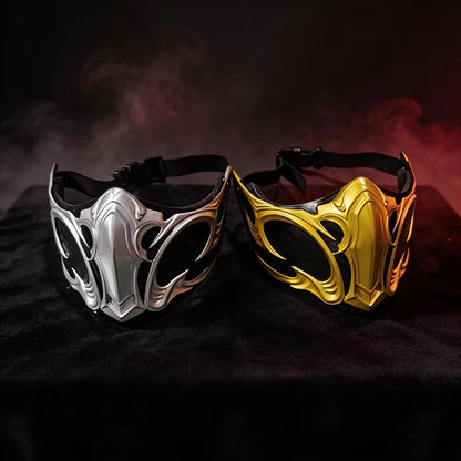 Game Mortal Kombat Bi Han Cosplay Mask NOOB SAIBOT ABS Adult Half Fack Mask Halloween Costume Props